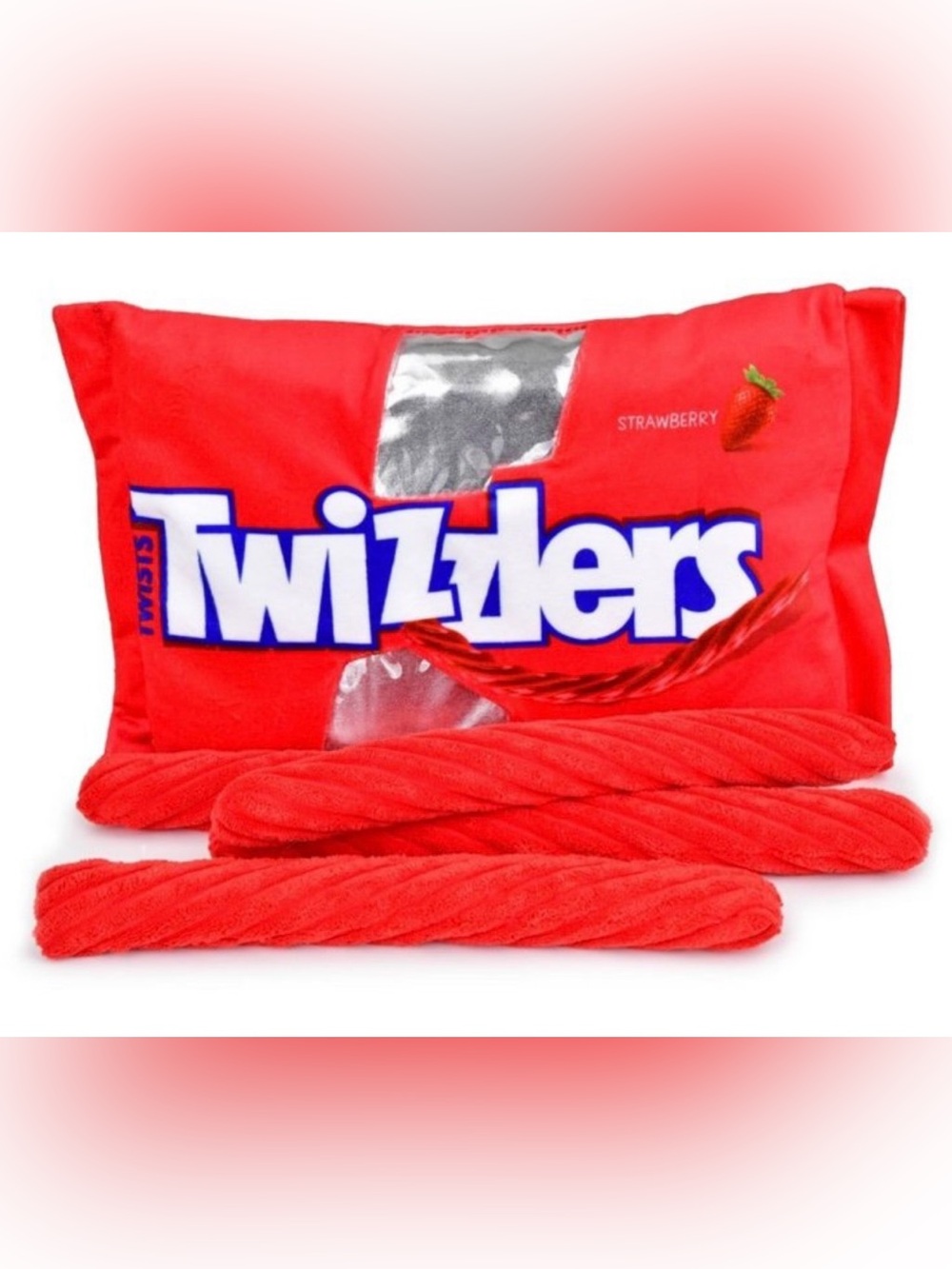 Twizzlers Plush Pillow - 4 plush twists inside